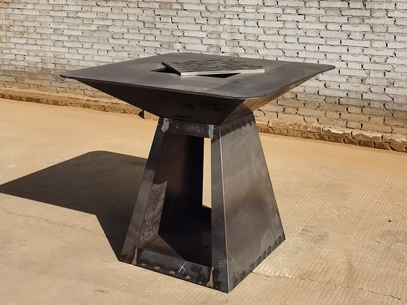 Corten Barbecue Grill For Outdoor Kitchen Mexico